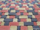 Тротуарная плитка Старе місто 40мм, кольорова - фото 2