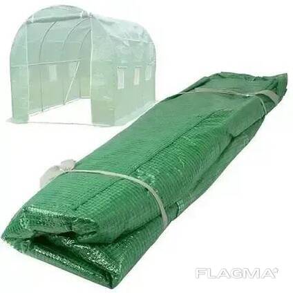 Плівка для теплиці 9 м2 (4,5х2х2м) 140 г/м2, UV, вітростійка, морозостійка, Зелена