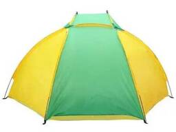 Пляжная палатка "Ракушка" Melad WM-0T103 жёлто-салатовый (14952) BB