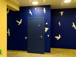 Покраска стен в квартире, в доме, маляр