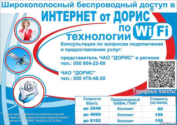 Подключение абонентов к беспроводной сети интернет
