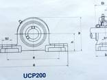 Подшипники корпусные UCP206 под вал 30 мм - фото 1