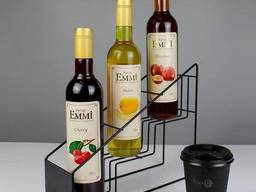 Подставка из проволоки под сиропы для кофе