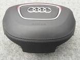 Подушка безопасности водителя Audi A8 S8 4H0 D4. - фото 1