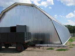 Поэтапное строительство каркасных ангаров