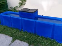 Поилка для коров с подогревом (групповая, бля безпривязного содержания)