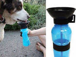 Поилка для собак дорожная переносная Aqua Dog 537 мл портативная бутылка для крупных и. .. - фото 2