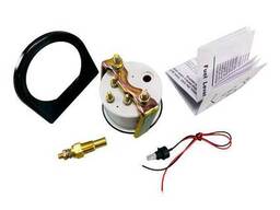 Покажчик температури з датчиком елекричний універсальний 12 В 40-120°С D=52 мм з рамкою