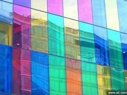 Поклейка пленки энергосберегающей Киев, пленка противоударная