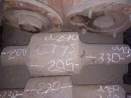 Поковка под вал-шестерню 200-295-330 диам.150-290-150 ст.45