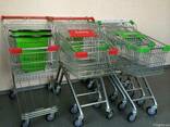 Тележки покупательские и корзинки для супермаркета 80 литров