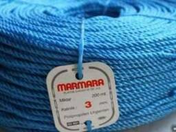 Полипропиленовая веревка крученая Мармара д.3 мм, длина 200