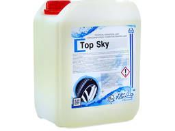 Полироль-чернитель с эффектом мокрых шин Top Sky 5 л