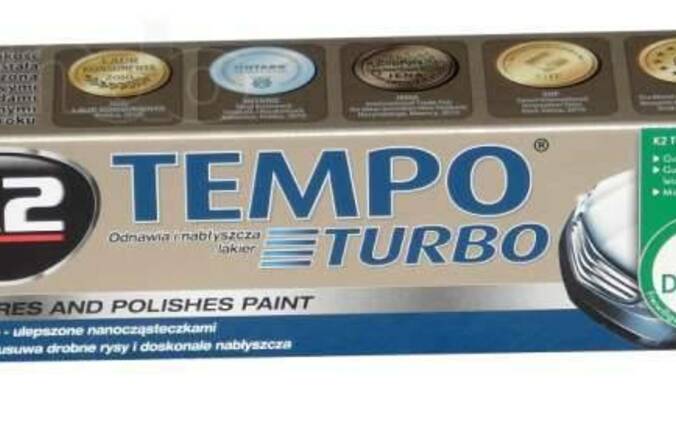 Полироль кузова TEMPO TURBO K2 паста 120г восковая