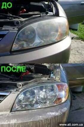 Полировка оптики(фар)