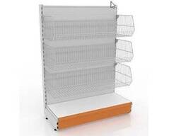 Полка сетчатая, h 27 см 30*70 см 30*115 см