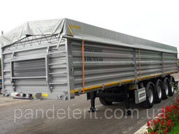 Тент ПВХ накидка на зерновоз, самосвал, прицеп, фуру из ПВХ