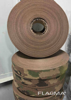 Полоска 35мм длина 250м Спанбонд осень-3 для маскировочных сеток