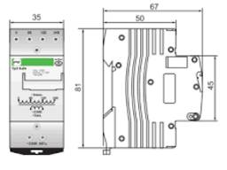 Понижающий трансформатор ТрЗ 8-24 модульный Промфактор