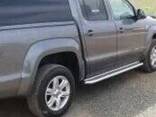 Пороги с листом (площадка) на Volkswagen Amarok 2016+ - фото 3