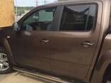 Пороги труба с проступью на Volkswagen Amarok - фото 1