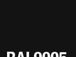 Порошковая краска RAL 9005, черная, глянец, матовая, шагрень