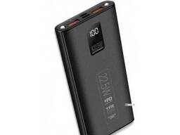 Портативная батарея с фонариком Mine 10000 mAh Power Bank 22.5W type-c Черный (hub_umyl3a)