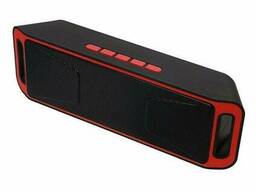 Портативная bluetooth колонка MP3 плеер UKC SC-208 BT Red