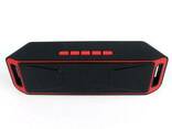 Портативная bluetooth колонка MP3 плеер UKC SC-208 BT Red - фото 2