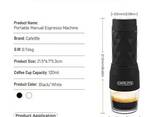 Портативная кофеварка Cafelffe 3 в 1, горячая / холодная вода, ручная эспрессо-машина. .. - фото 1