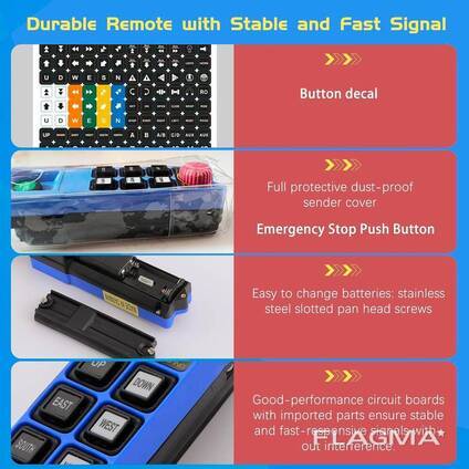 Портативный беспровод промышленный 6-кан контроллер для электрического подъемника. ..