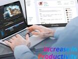 Портативный монитор Iproda 15,6", 1080P FHD IPS, для нaоутбука PS5/4, Mac PC с чехлом. .. - фото 2