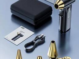 Портативний турбінний вентилятор 130 000 об/хв – потужний безщітковий двигун, акумуляторни