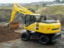 Послуги Екскаватором Оренда Екскаватора Komatsu pw-180