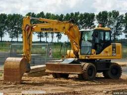 Послуги Екскаватором Оренда Екскаватора Komatsu pw-130