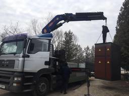 Послуги крана-маніпулятора, вантажні перевезення