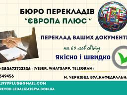 Послуги перекладу документів