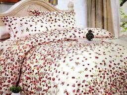 Постель сатин - комплект Розовое поле