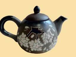 Посуда керамическая (турки, штофы, чашки, наборы, чайники