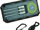 Повербанк на солнечной батарее Power Bank 30000 mAh Фонарь LED солнечная панель (Шнуры. .. - фото 3