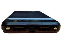 Power Bank 10000 mAh с фонариком type-c Черный
