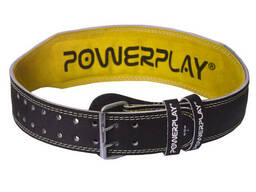 Пояс для важкої атлетики PowerPlay 5085 Чорно-Жовтий M