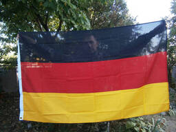 Прапор Німеччини з металевими люверсами 90x150 см. MFH. Німеччина.