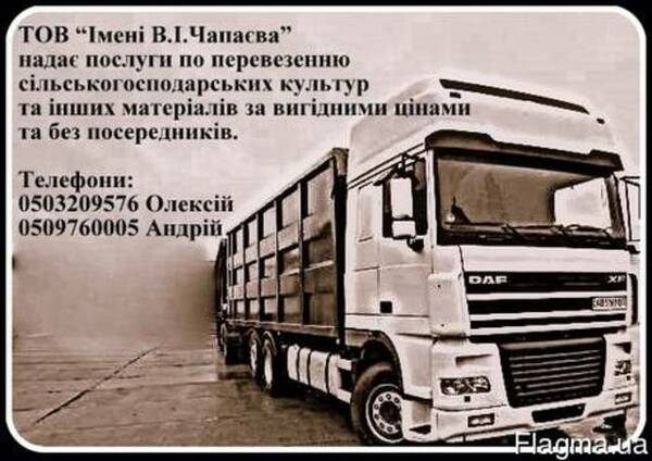 Предоставляем услуги перевозки