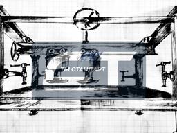 Прес стаціонарний для правки кришки люка напіввагона