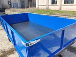 Прицеп двухостный тракторный с поворотными осями - фото 3