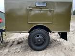 Причеп одноосний грузовой армейский фургон - фото 1