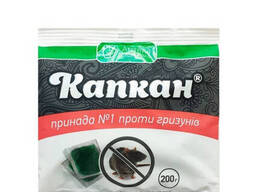 Принада №1 від гризунів Капкан 200 г, тісто