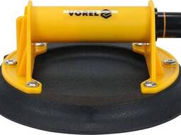 Присоска для монтажу скла одинарна Vorel : d= 204 мм, m= 60 кг Abs-пластик. корпус