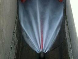 Прочистка канализационных труб, промывка гидродинамикой